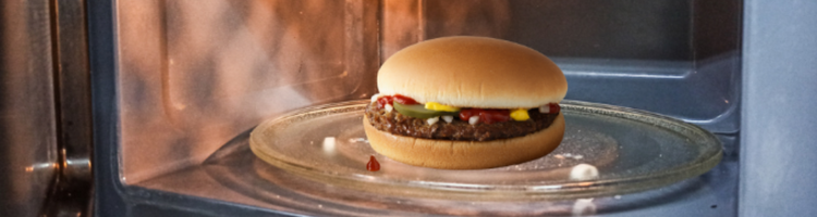 reheating mcdonald's hamburger featured